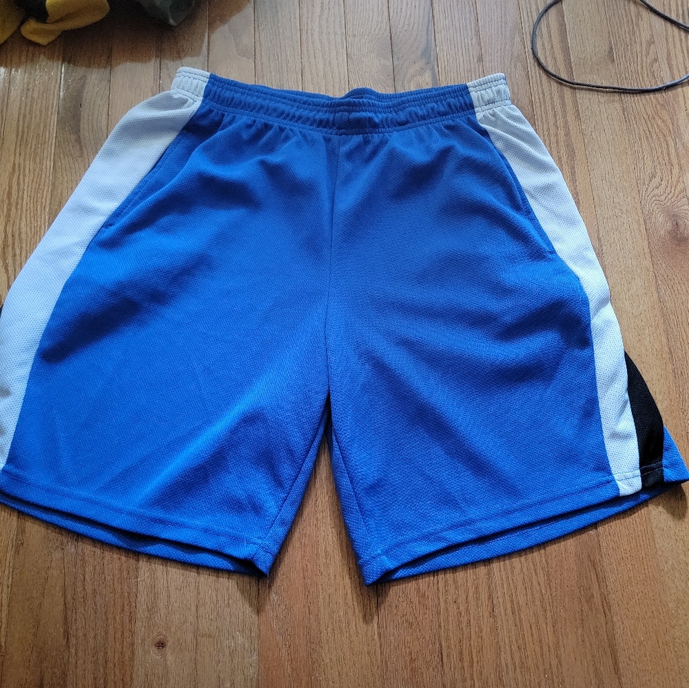 Blue Drawstring shorts